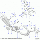 FTR 1200 (N20RTA22/RUA24) Engine, exhaust asm - n20rta22  /  rua24 (200857c)