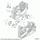 SPRINGFIELD DARK HORSE INTL (N21TJDBBE) Engine, crankcase bearings - n20lcarr  /  n20lcbrr all o...