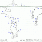 SPRINGFIELD DARK HORSE INTL (N21TJDBBE) Brakes, brake line, front, abs - n20lcarr  /  n20lcbrr a...
