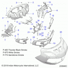 CHALLENGER BASE/LIMITED (N20LCARR/N20LCBRR) Body, fairing asm 1 - n20lcdrr all options (200840c)