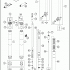2019 85 SX 19_16 CHASSIS Передняя вилка