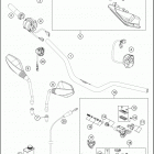 2019 690 ENDURO R CHASSIS Руль