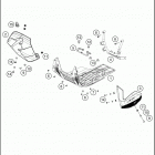 2019 790 Adventure ORANGE CHASSIS Зажита двигателя