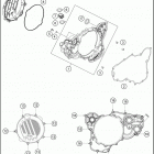2019 300 XC ENGINE Кожух сцепления