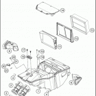 2019 790 DUKE ORANGE CHASSIS Воздушный фильтр