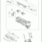 2019 790 DUKE BLACK ENGINE Корпус Дросселя