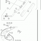 2019 250 XC CHASSIS Глушитель