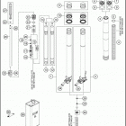 2019 450 EXC-F SIX DAYS CHASSIS Передняя вилка