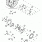 2019 1290 SUPER ADVENTURE S SILVER CHASSIS Переднее колесо