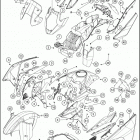 2019 1090 ADVENTURE R CHASSIS Обтекатель , крылья