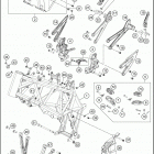 2019 690 SMC-R CHASSIS Рама