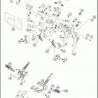 2019 790 DUKE ORANGE CHASSIS Рама