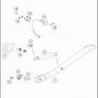 2019 690 SMC-R CHASSIS Side   /   center stand