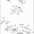 2019 690 ENDURO R CHASSIS Обтекатель , крылья