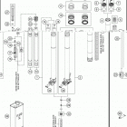 2019 150 XC-W CHASSIS Передняя вилка