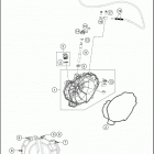 2019 790 ADVENTURE R ENGINE Кожух сцепления