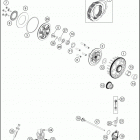 2019 150 XC-W ENGINE Сцепление