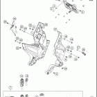 2019 1290 SUPER DUKE GT WHITE CHASSIS Панель приборов