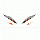 2019 790 DUKE BLACK CHASSIS Наклейки