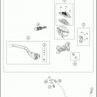 2019 790 DUKE ORANGE CHASSIS Front brake control