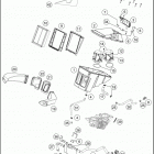 2019 1290 SUPER DUKE GT WHITE CHASSIS Воздушный фильтр