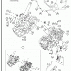 2019 1290 SUPER DUKE GT WHITE ENGINE Картер двигателя