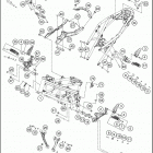 2019 390 DUKE WHITE CHASSIS Рама
