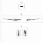 2019 350 SX-F CHASSIS Наклейки