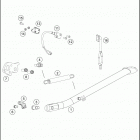 2019 690 ENDURO R CHASSIS Side   /   center stand