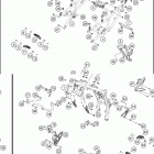 2019 790 Adventure ORANGE CHASSIS Рама