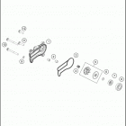 2019 300 XC-W TPI ENGINE Водяной насос