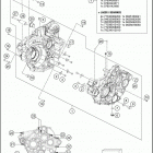 2019 350 EXC-F ENGINE Картер двигателя