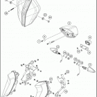 2019 1290 SUPER DUKE GT WHITE CHASSIS Фара