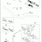 2019 250 XC CHASSIS Руль