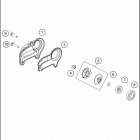 2019 300 XC ENGINE Водяной насос