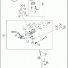 2019 1290 SUPER DUKE GT WHITE CHASSIS Front brake control