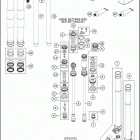 2019 150 SX CHASSIS Передняя вилка