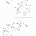 2020 FE 501 CHASSIS Глушитель