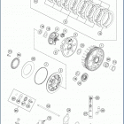 2020 FE 350 ENGINE Сцепление