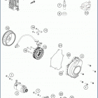 2020 TE 150 ENGINE Система зажигания