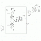 2020 TC125 ENGINE Reed val ve case