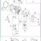 2020 FE 350 ENGINE Корпус Дросселя