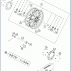 2020 FS 450 CHASSIS Переднее колесо