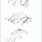 2020 FE 501 CHASSIS Обтекатель , крылья