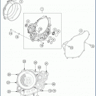 2020 FE 501 ENGINE Кожух сцепления