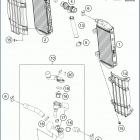 2020 FE 350 ENGINE Система охлаждения