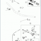2020 TC250 CHASSIS Руль