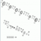 2020 FS 450 ENGINE Трансмиссия 2-контрпривод