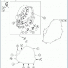 2020 701 ENDURO ENGINE Кожух сцепления