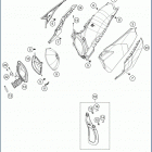 2020 TE 300i CHASSIS Air fil ter